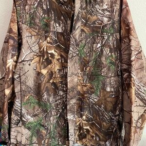Realtree Camouflage Windbreaker Jacket frog toggs hunting fishing supreme Bape